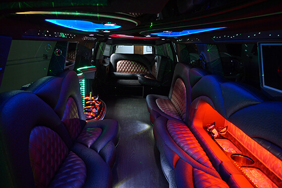 20 passenger Cadillac limousine