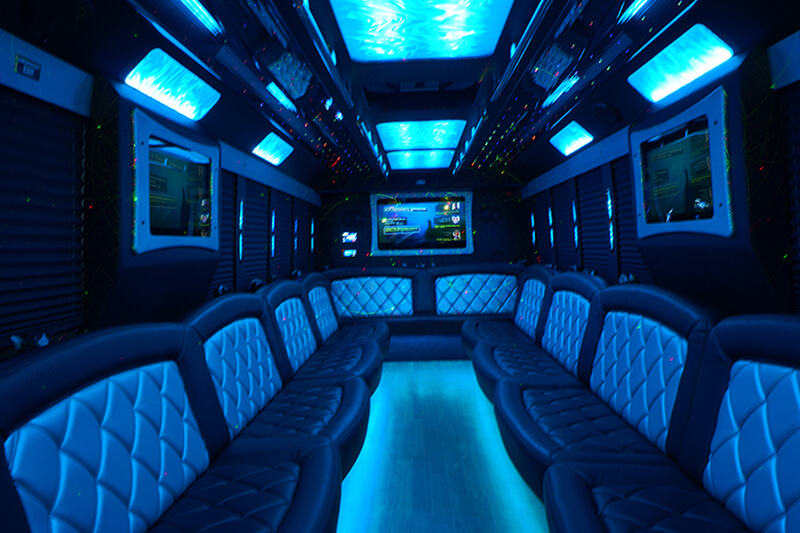 30-passenger party bus rental