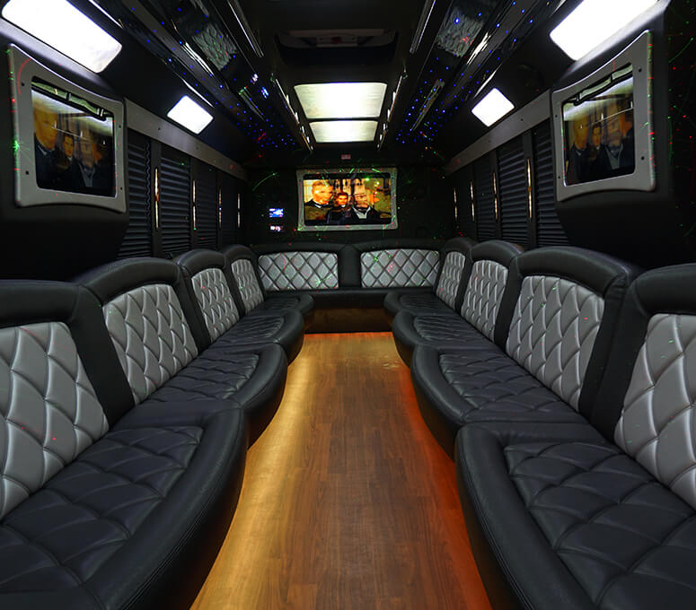 limo bus inteiror